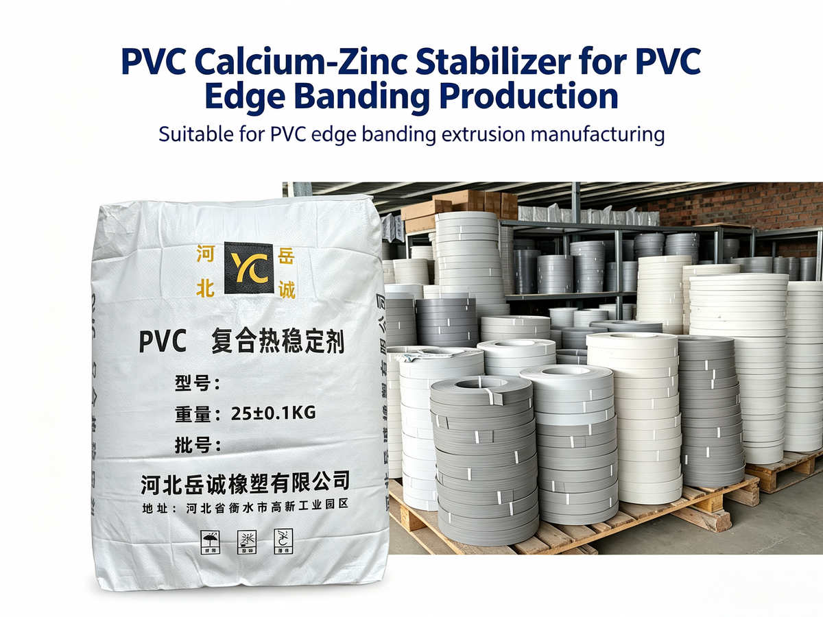 PVC Calcium-Zinc Stabilizer for PVC Edge Banding Production