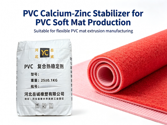 PVC Calcium-Zinc Stabilizer for PVC Soft Mat Production