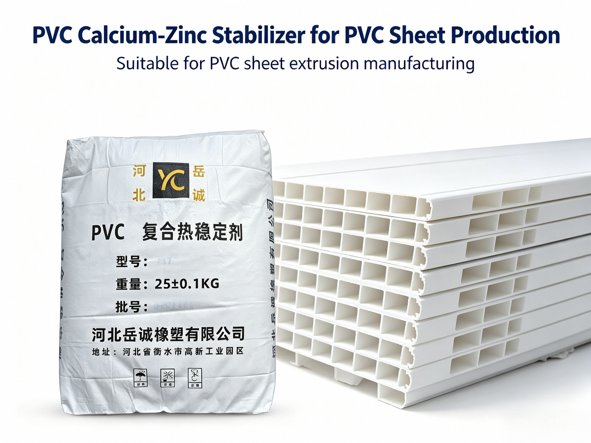 PVC Calcium-Zinc Stabilizer for PVC Sheet Production